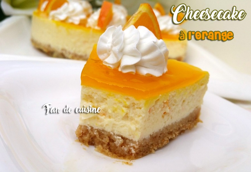 Cheesecake à l’orange